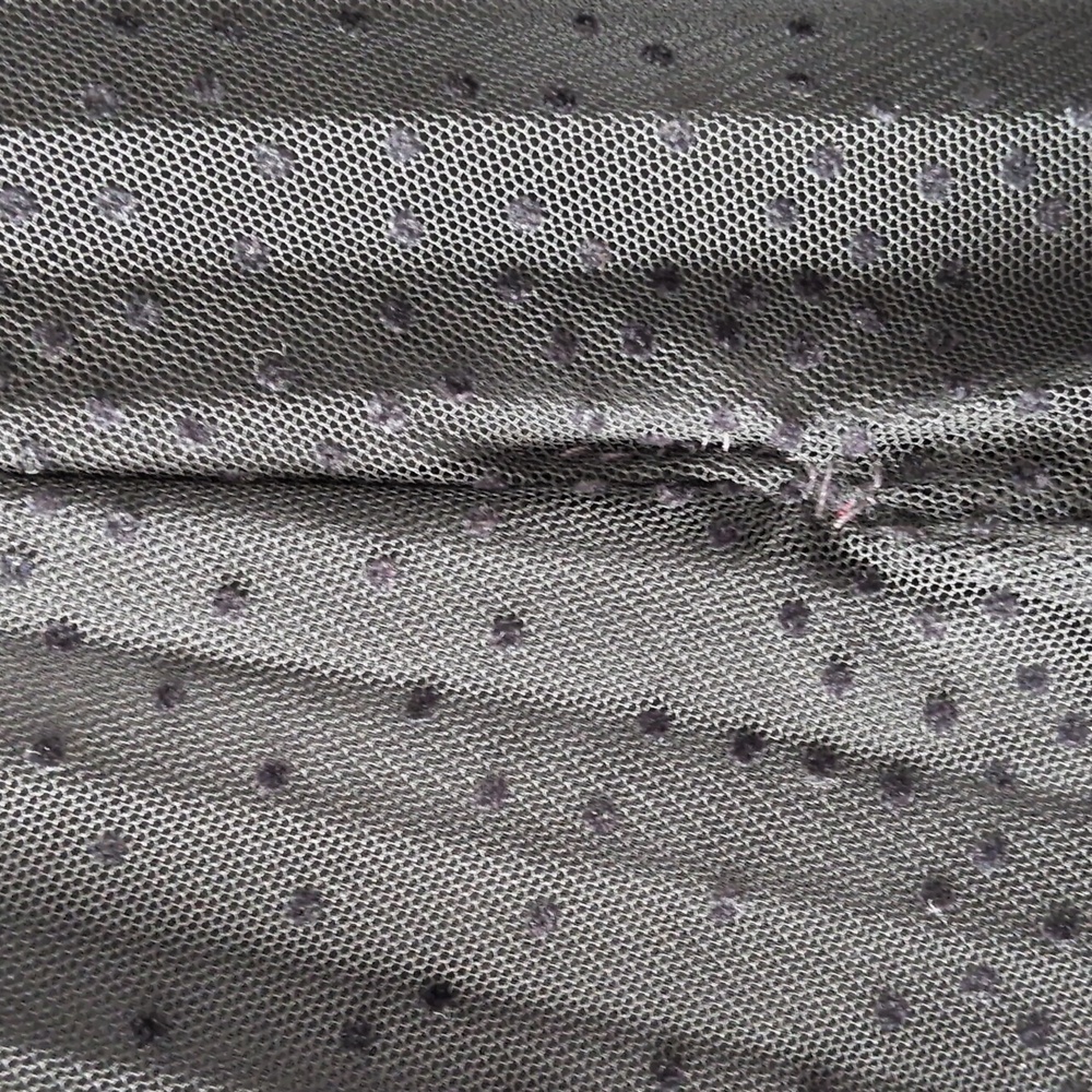 Zara Pleated Tulle Polka Dot Midi Skirt M - Picture 10 of 10